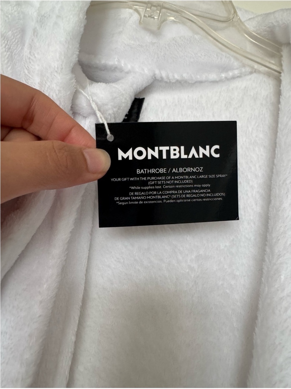 MONTBLANC UNISEX BATH ROBE - Picture 4 of 9